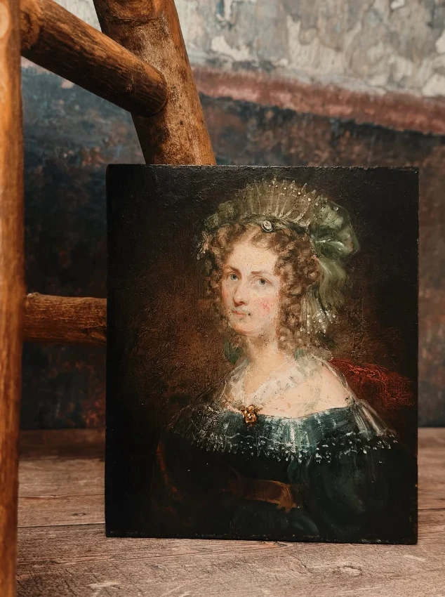Early 19th century oil on board