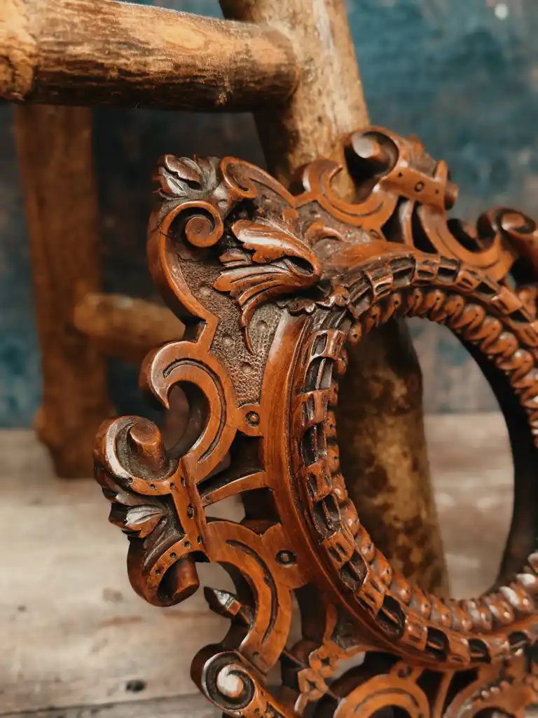 Walnut picture frame