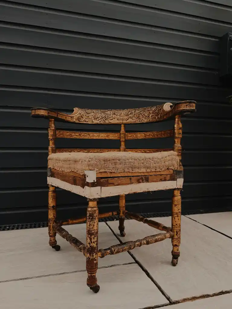Unusual chair in the Chinese Influence